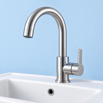 Illustration of a faucet turned off