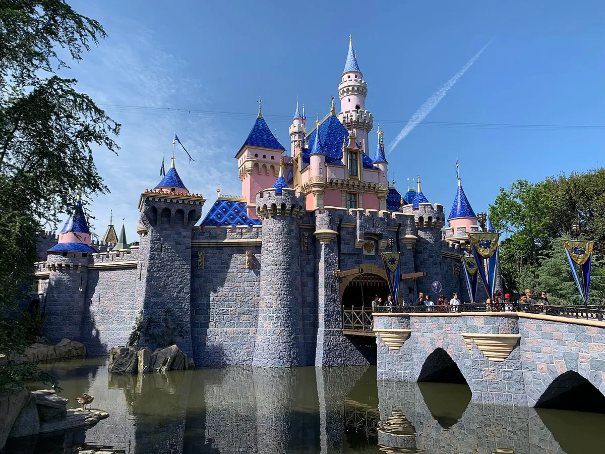 Sleeping Beauty Castle in Anaheim, California