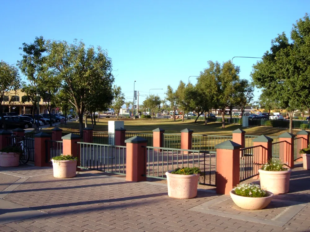 A. J. Chandler Park in downtown Chandler, Arizona