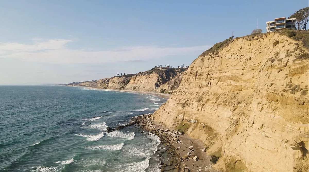 Torrey Pines State Beach on the northern San Diego coast