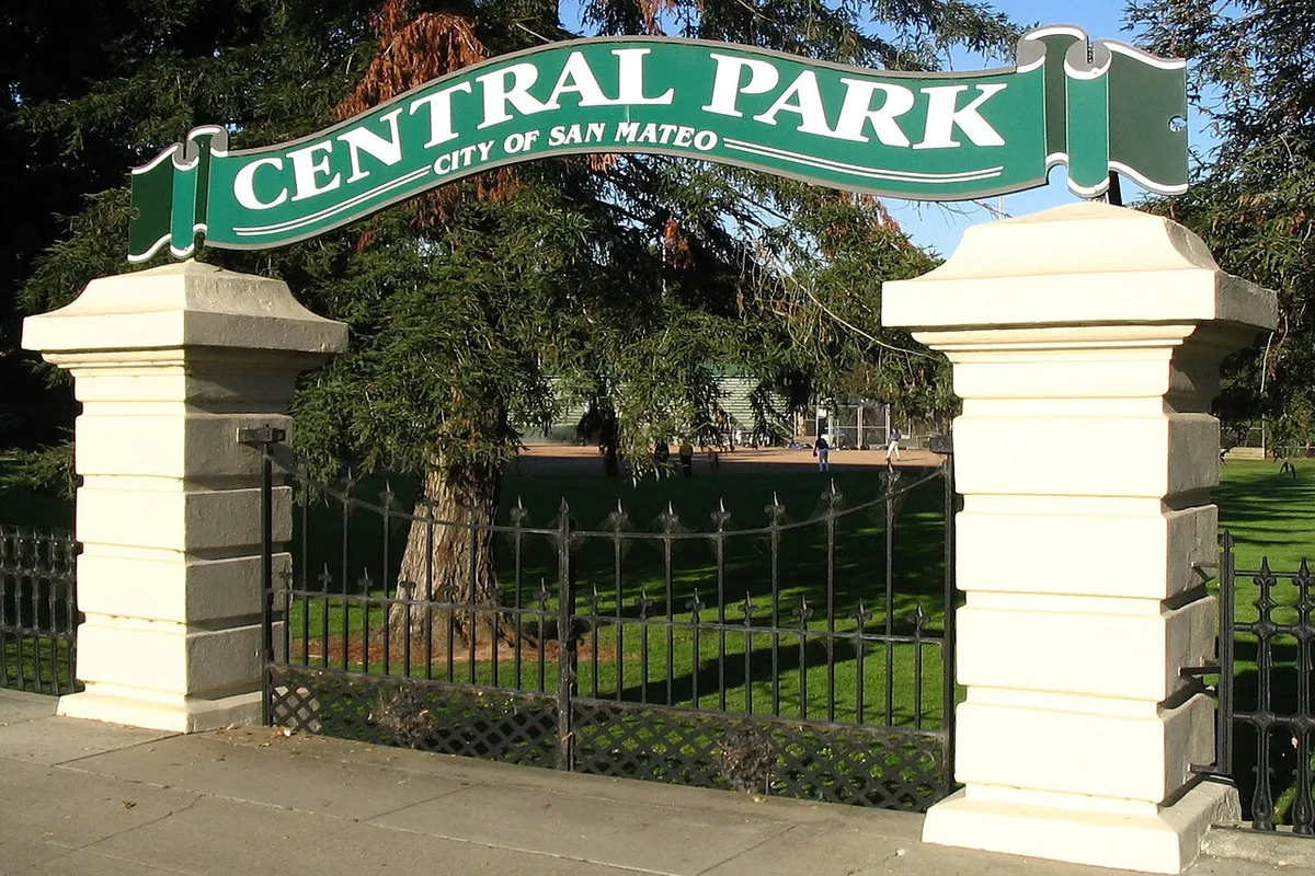 Central Park in San Mateo, California