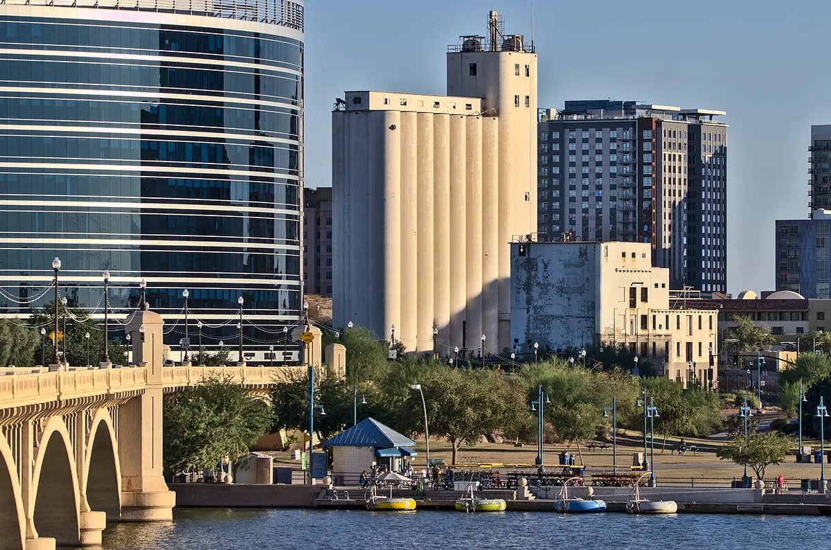 Historic Hayden Flour Mill in Tempe, Arizona