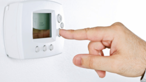 Emergency heat on thermostat