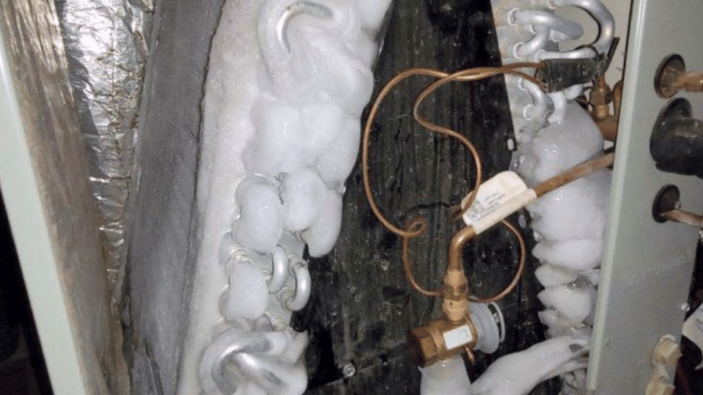 Frozen Coil Due to Restricted Airflow