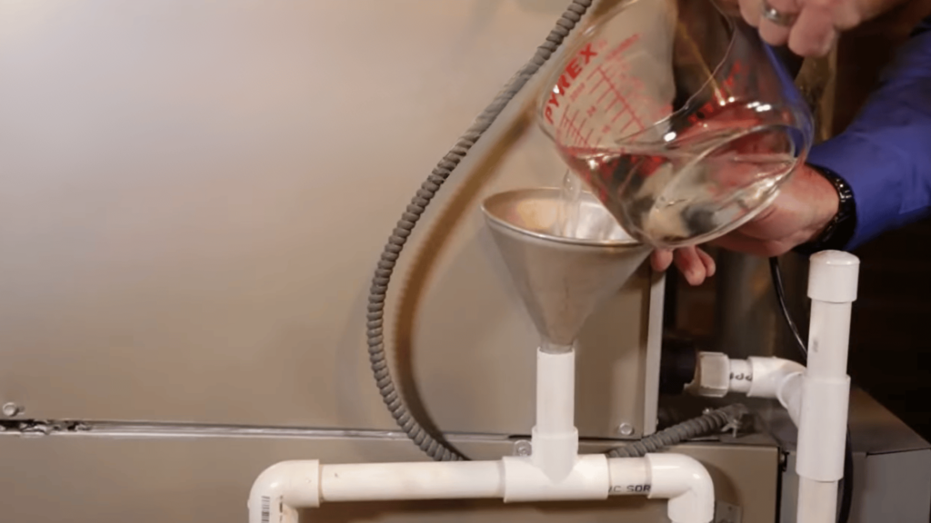 Perform a Drain Pan Test