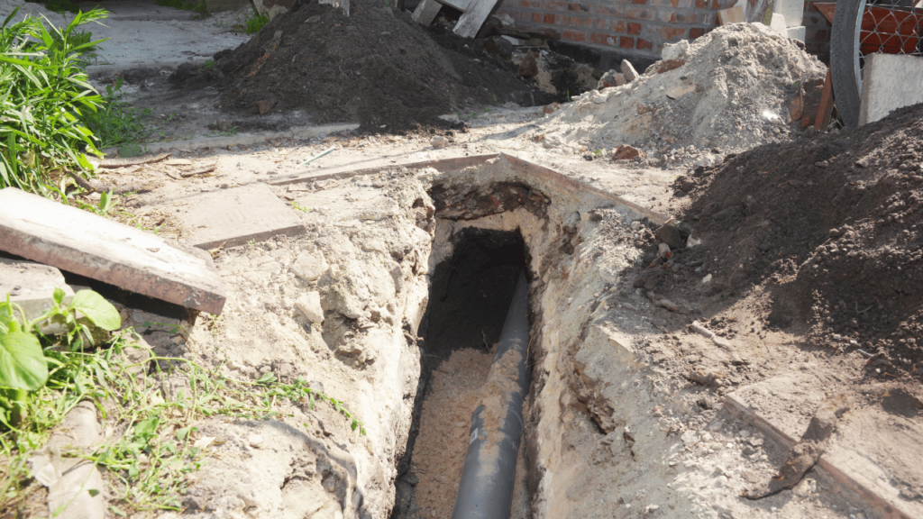 repair sewer line