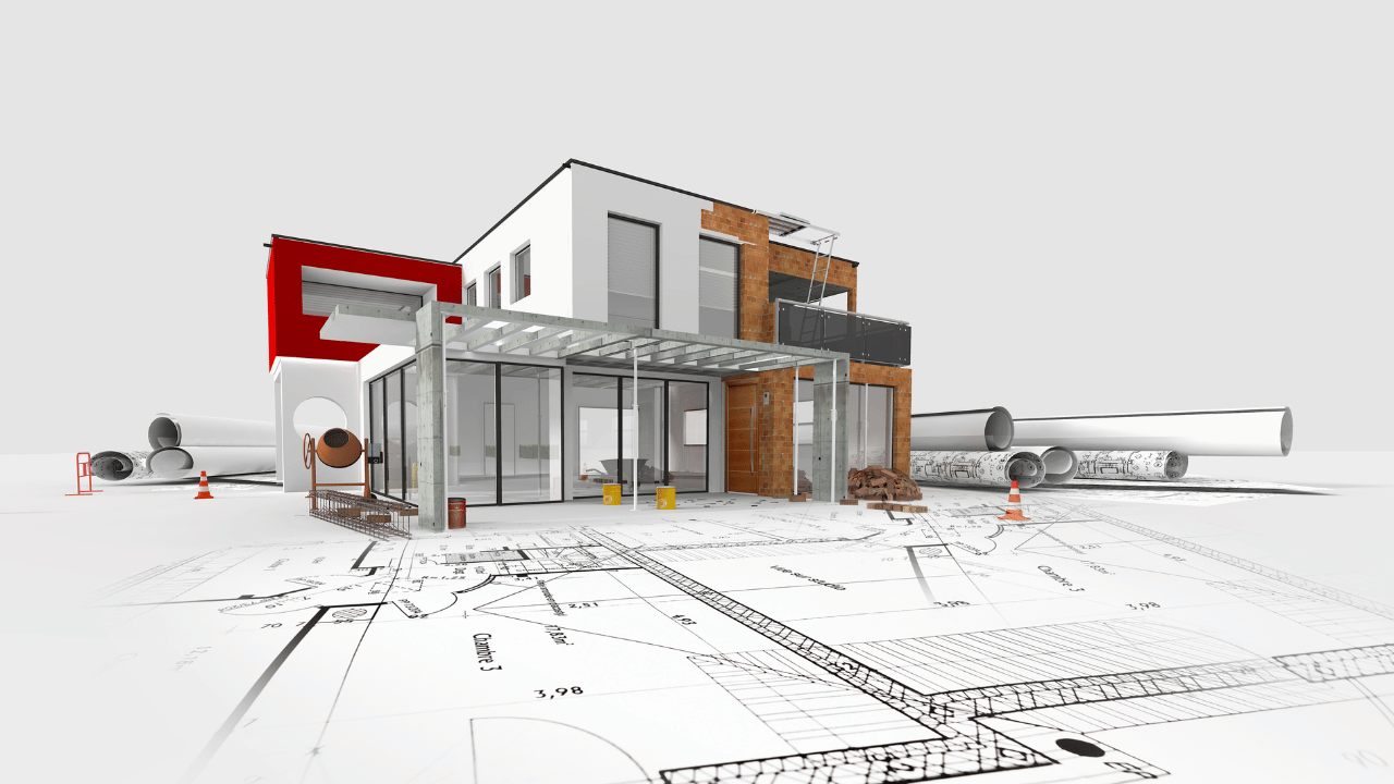 house 3D Rendering Architecture